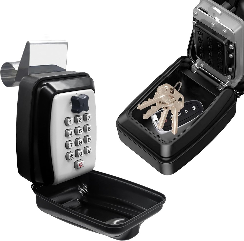 2025 Upgrade SL-591 Car Window Lock Box, Key Gray, Metal, Gray