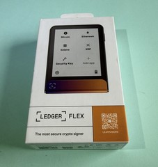 New Ledger — Flex -F- FUSH-RK-ENFRES Crypto Wallet with Recovery Key — Orange