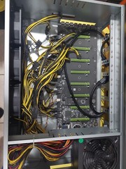 Custom Octominer GPU Crypto Mining Rig + Nvidia 1080 GPU