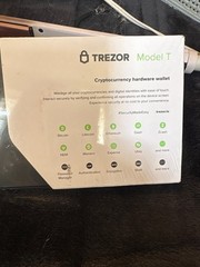Trezor Model T Crypto Hardware Wallet LCD Touchscreen Secure Bitcoin