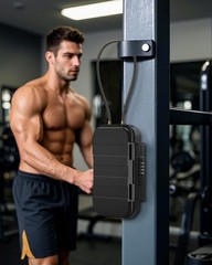 AMIR Portable Safe Box, Combination Security Case LockBox with Code, Black