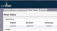 BitMain ANTMINER s17 Pro 53T Bitcoin Miner 58T in Turbo mode