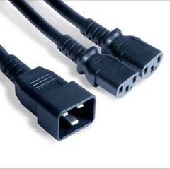 ASIC Miner 2-Cable Set for Power Supply — Dual C13 to NEMA L6-20P