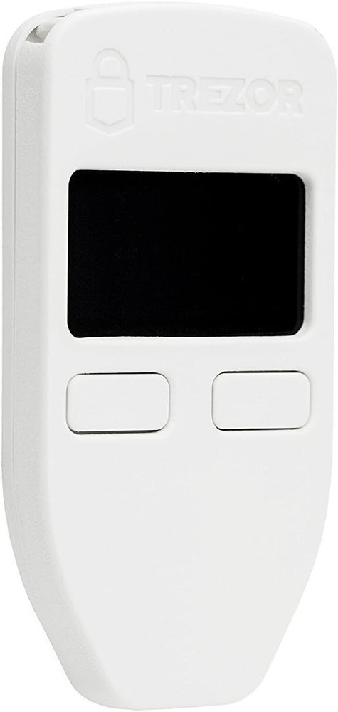 Trezor Model One — The Original Cryptocurrency Hardware Wallet — White