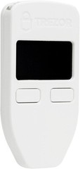 Trezor Model One — The Original Cryptocurrency Hardware Wallet — White
