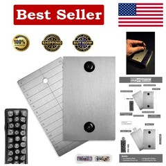Ultra-Secure Titanium Bitcoin Seed Plates — 2 Plates with Punch Set Included