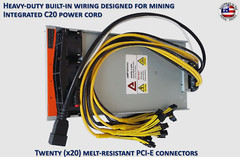 True 3000 Watt Mining Power Supply — For Any Two (2x) Antminers / Avalons