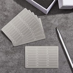 6 Plates Steel Wallet Crypto Cryptocurrency Seed Storage Crypto Wallet NEW