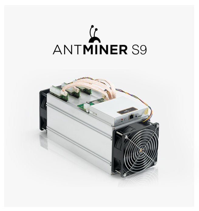 Bitmain AntMiner S9 — 13.5TH/s  Bitcoin (Bitcoin Cash) miner SHA 256