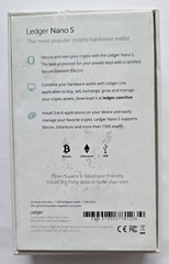 Ledger Nano S USB Cryptocurrency Hardware Wallet for Bitcoin, Ethereum