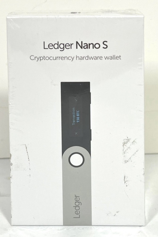 Ledger Nano S Cryptocurrency Hardware Wallet With Fido Authentication-Brand New