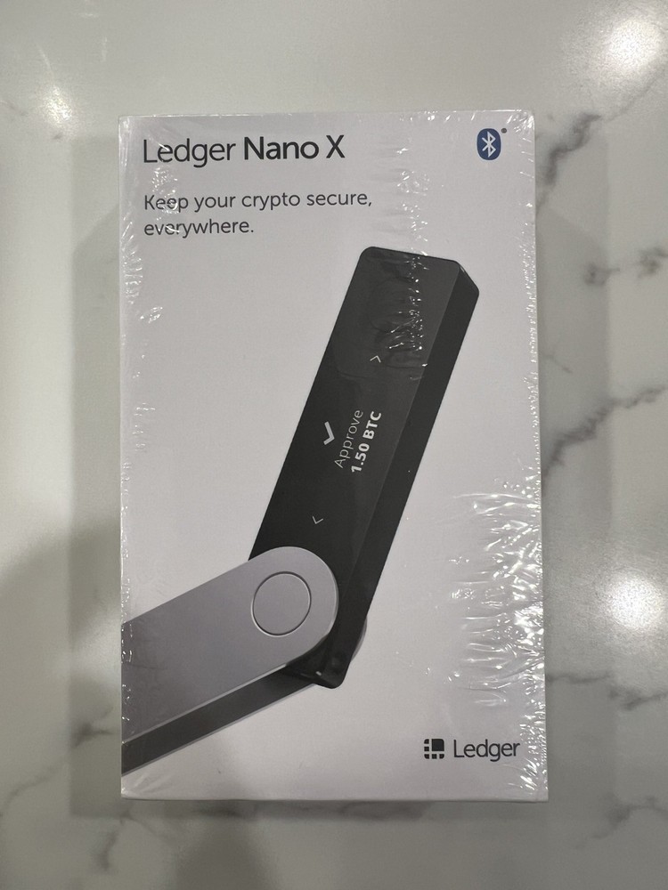 Ledger — Nano X Crypto Hardware Wallet — Bluetooth Enabled — NEW