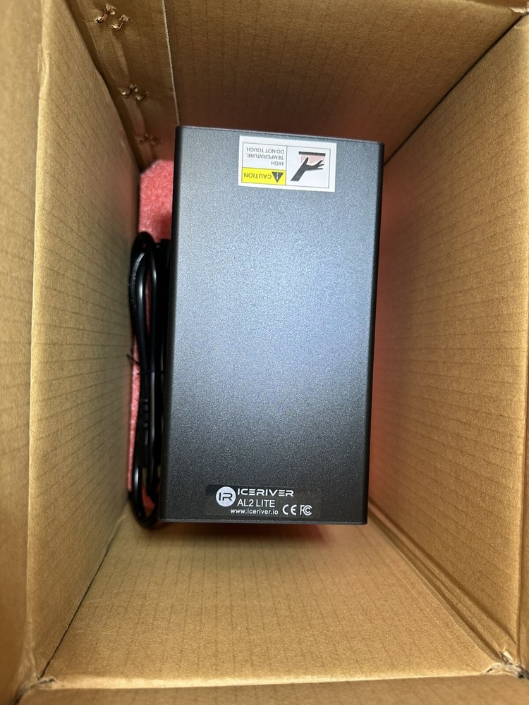 IceRiver AL2 Lite 2Th/s 500W Alephium Miner + PSU+ CAT8 Ethernet !!USA SELLER!!