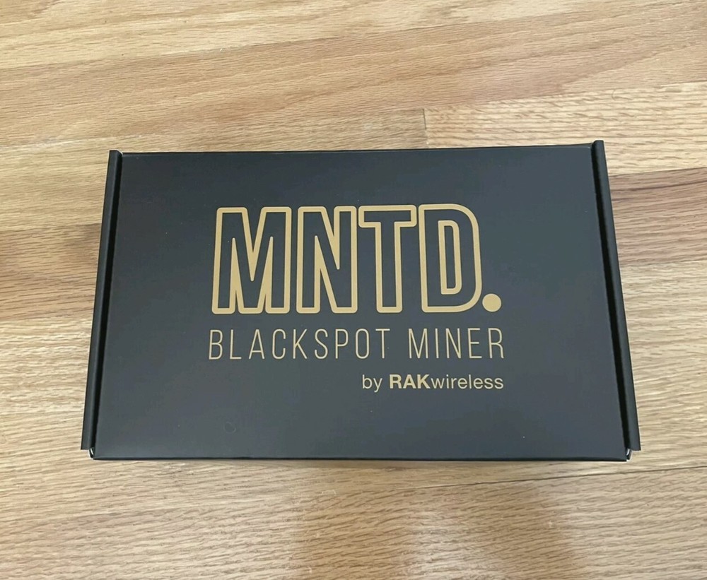 MNTD Blackspot Helium Miner — Brand New In Box In HAND- USA — HNT BTC