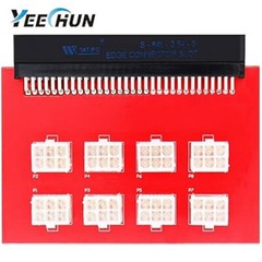 YEECHUN PSU/GPU Breakout Board 1200w/750w Edge Connector Slot