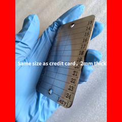Lezyi Stainless steel Plate Seed Phrase Kit Crypto Cold Wallet Extra thick BTC