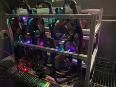 Universal Mining Rig, 6 GPU NVIDIA GeForce RTX 3070