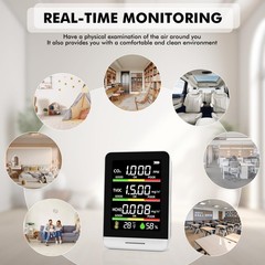 22 HOBBIES Indoor Air Quality Monitor White
