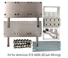 For Antminer Z15 Water Cooling Conversion Plate Kit Aluminum Radiators Heat Sink