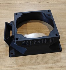 NQ-HELIX 120mm fan shroud for NerdQAxe series.