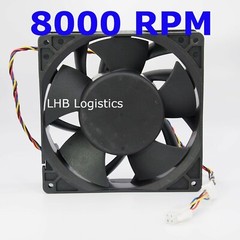 4 PIN — DELTA PFC1412HE-00 DC 3.0A BRUSHLESS FAN 140X140X38 8000 RPM 4 PIN