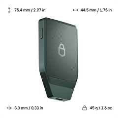 Safe 7 — Crypto Hardware Wallet with Bluetooth, Color Touchscreen, Transparent S