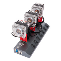 Bitcoin Merch® 3 x GekkoScience RGB Fan — COMPAC F — 1.05+TH/s