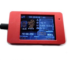 3-in-1 BTC NerdMiner V2 Ticker, Clock & Lucky Lottery Miner 1000KH/s Touchscreen