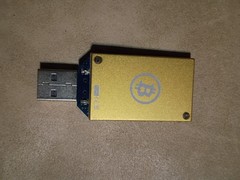 Rare Yellow Bitcoin Block Erruptor for Solo Mining. Collectors Edition. Rare