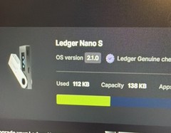 Ledger Nano S Cryptocurrency Hardware Wallet