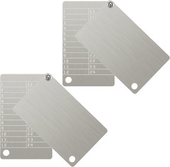 4 Plates Steel Wallet Crypto Cryptocurrency Seed Storage Crypto Wallet for Bitco