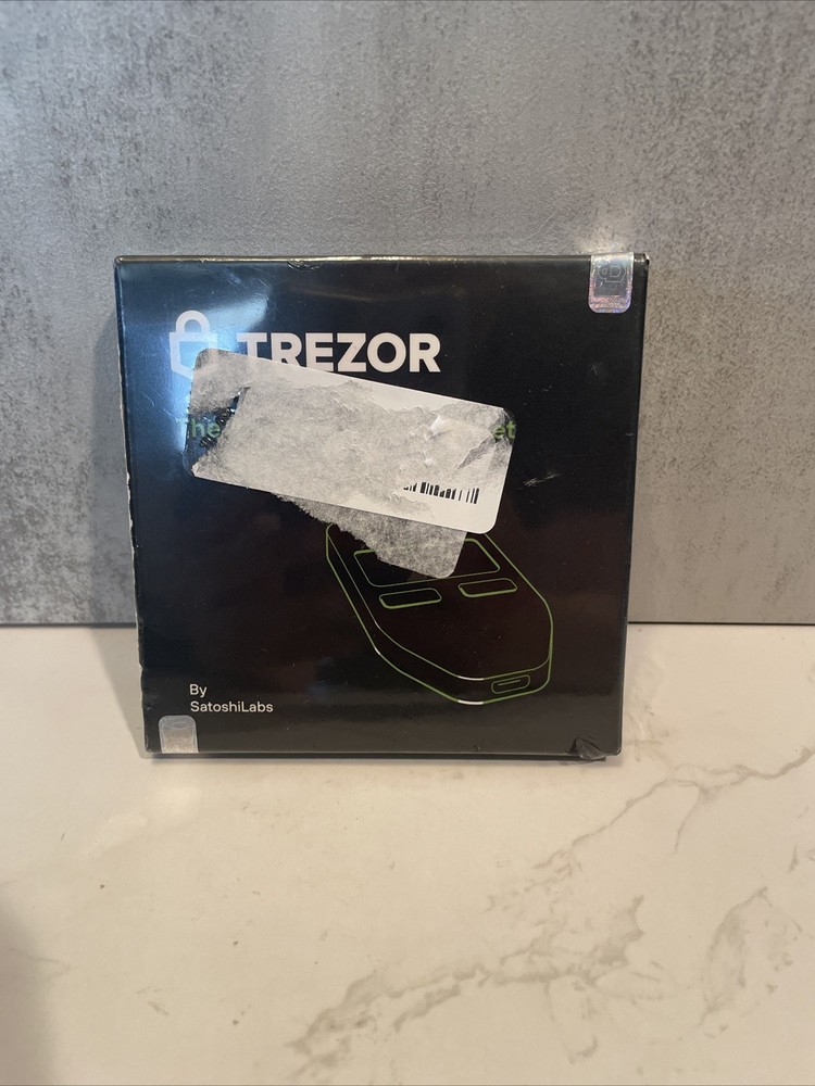 Trezor One Black Brand New Sealed In Box