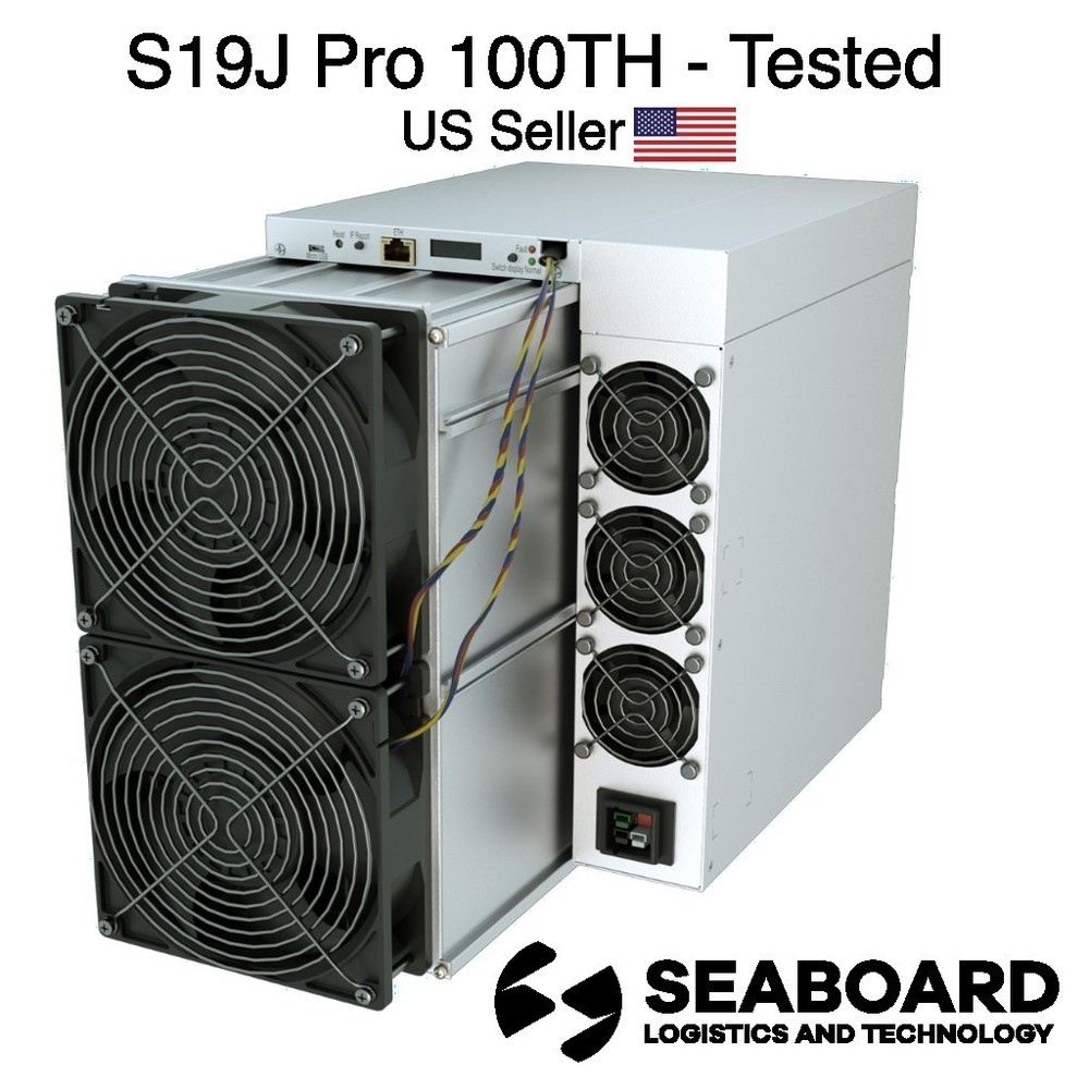 Bitmain Bitcoin BTC Antminer S19J Pro 100TH