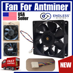 6000+ RPM Fan 4 Pin For S19 S9 V9 L3+ D3 D5 S11 S11 T17 Z15 Z11 | EndlessMining™