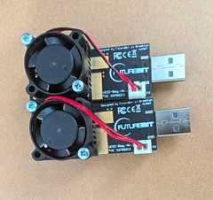 3 FutureBit Moonlander 2s LM2-USB USB Scrypt Litecoin Miner Stick w/ Fan