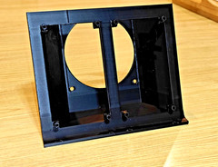 Bitaxe GT 800 Dual miner stand with 92mm rear fan mount