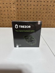 Trezor Hardware Wallet Crypto Wallet Sealed Brand NEW Black