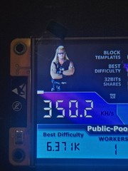 Nerdminer V2 350KH/s ☆Dog The Bounty Hunter☆ Bitcoin Solo Nerd Miner + Case