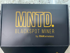 MNTD Rak Helium Miner Blackspot US915 HNT Black Hotspot Brand New Never Used