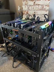 Ethereum Mining Rig 550-560 MH/s “Plug and Go” 6 GPUs