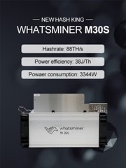 NEW Whatsminer M30s 88Th/s+ BTC/BCH