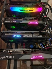Universal Mining Rig, 4 NON LHR GPU NVIDIA GeForce GIGABYTE RTX 3070