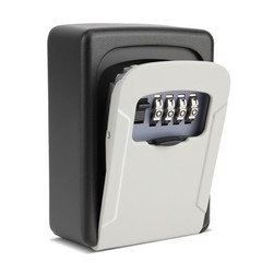 AMMIY Key Lock Box,Combination Lockbox 1.6 x 4.7 x inches, Grey