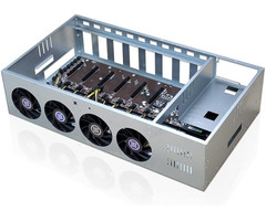 MinerDude GPU Mining Rig Chassis with Multiple Cooling Fans
