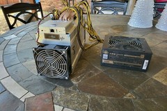 Bitmain Antminer L3+ 504 MHs with 1650 W Power Supply. Blissz software installed