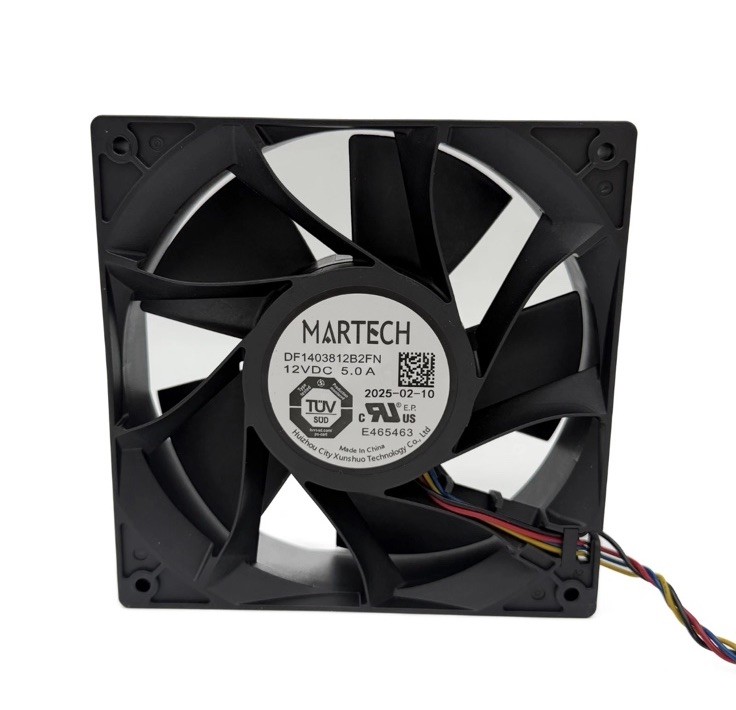 New Cooling Fan for Antminer S21XP S21pro S21+, Martech 7000RPM 140mm