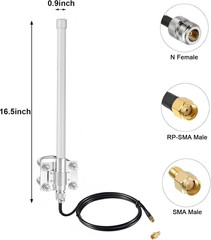 Lora 915mhz Antenna 5.8dbi Long Range Antenna with 10ft Cable for Helium Hotspot