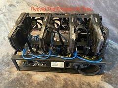 Full Crypto Mining Rig, Crypto MINER with (4) Zotac RTX 3070 GPUs NON-LHR