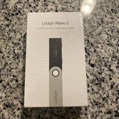 Ledger Nano S Cryptocurrency Bitcoin Hardware Wallet — New, Factory Sealed.