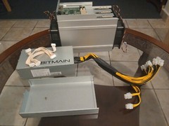 S9K 14T Bitcoin Miner + Antminer Power Supply (FULL SET)